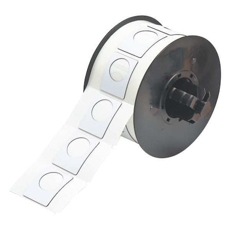 Brady B30EP-167U-593-WT Raised Panel Label, White, Labels/Roll: 235
