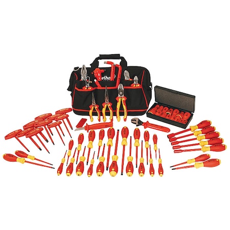 Wiha 32876 Insulated Tool Set, 66 pc.