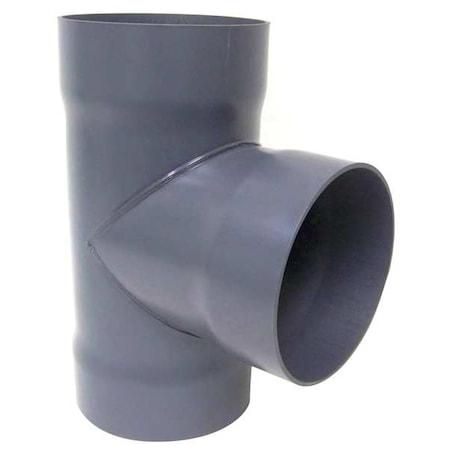Plastic Supply PVCT16 Duct Tee, 16 in Duct Dia, Type I PVC, 26