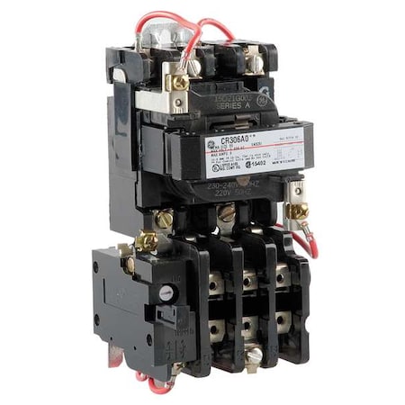 Ge CR306A003 Magnetic Motor Starter, Non-Reversing, 240V AC, 3 P