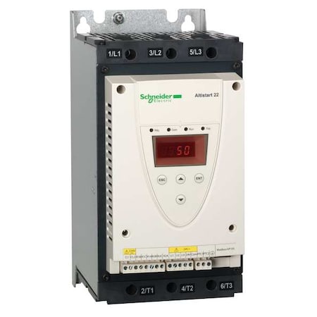 Schneider Electric ATS22D75S6U Soft Start, 208-600V AC, 75A, 3 Phase