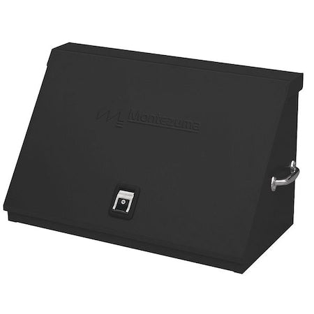 Montezuma XL450B Crossover Triangle Tool Box, Black, Steel, 36 in W x 17-1/2 in D x 21-1/2 in H