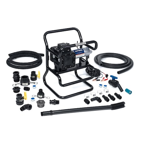 Sotera SS435BX713 Electric Drum Pump, Polypropylene, 12V DC