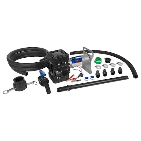 Sotera SS415BX731PG Electric Drum Pump, Polypropylene, 12V DC