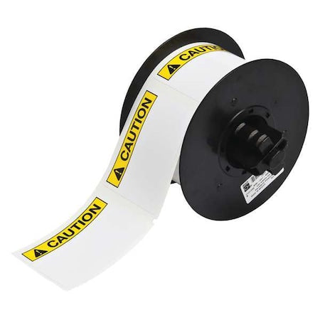 Brady B30-241-595-ANSICA Label, Black/Yellow, Labels/Roll: 300