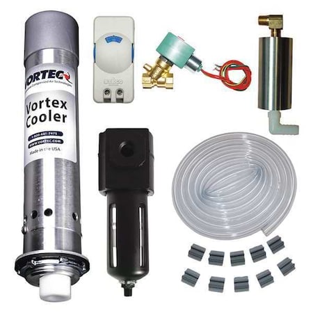 Vortec 797-35H Vortex Enclosure Cooler, 2500 BtuH, 4 NEMA