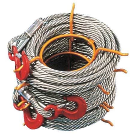 Tractel 712109200K Winch Cable, Alloy Steel, 5/16 In. x 200 ft.