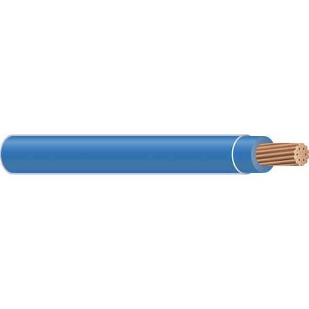 Southwire 20563301 THHN Building Wire, Copper, 4 AWG, 1C, Blue, Stranded, 500 ft
