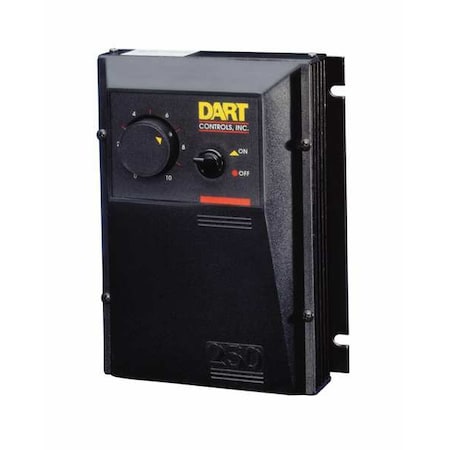 Dart Controls 253G-200E DC Speed Control, SCR, Enclosed, NEMA 4, 10A Max Current, 90/180V DC, ON/OFF, 50:1