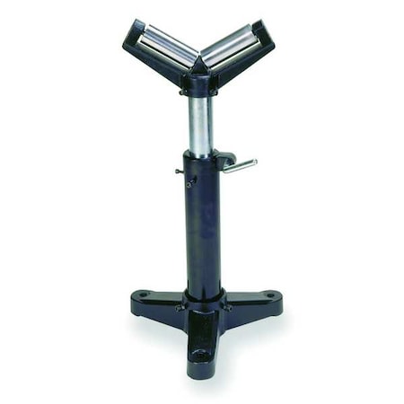 DAYTON 6Z765 V-Head Roller Support Stand, 14 x 14 in.