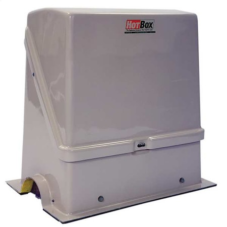 HOT BOX HF013027023 Valve Enclosure, 60W Heater, L 27 In.