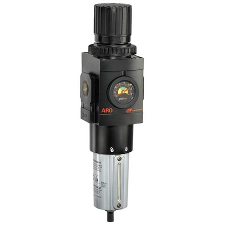 ARO P39454-610 Filter/Regulator, 13.64 In. H, 3.54 In. W