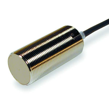 Omron E2E2-X10Y1 Cylindrical, Inductive Proximity Sensor, 30 mm Dia., Brass, 2 m, Bare Wire, 2 Wires, Shielded