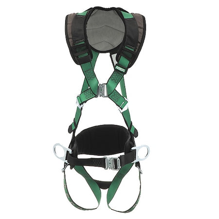 MSA Safety 10206166 V-FORM(TM) Safety Harness Fall Protection Harness, XL, 310 lb, Not Applicable Chest/