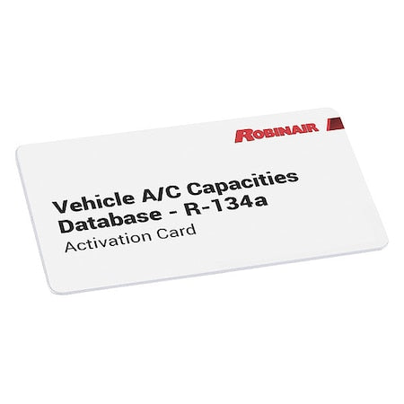 Robinair 34001 Vehicle Database Card 2020, Plastic