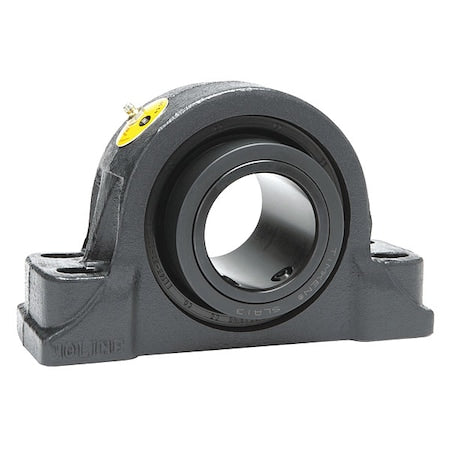 Moline Bearing 19241400 Pillow Block Bearing, 4 in Bore, Cast Iron