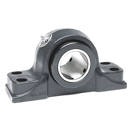 Moline Bearing 19341303 Pillow Block Bearing, Cast Iron Housing Material, Set Screw, Tapered Roller, 3-3/16 in Dia, Steel