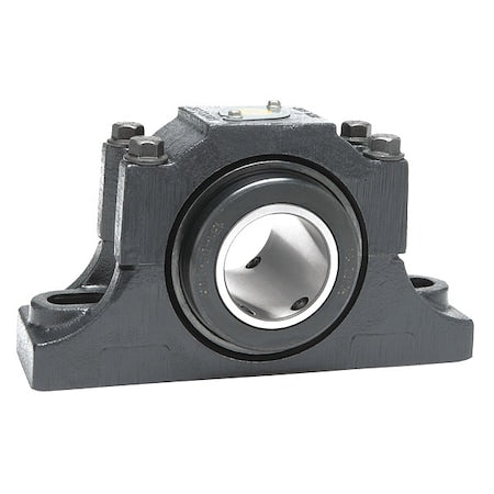 Moline Bearing 49322212 Pillow Block Bearing, Ductile Iron Housing Material, Set Screw, Tapered Roller, 2-3/4 in Dia, Steel