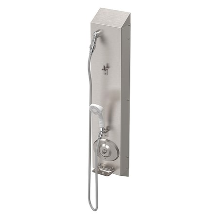 Acorn Controls 456BADA-W Shower Faucet Panel, 38.625 in H, 7.5 in W, Brass