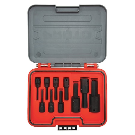 Proto J52110HIM Hex Bit Set, 3/8 in, 1/2 in, Black Oxide, SAE