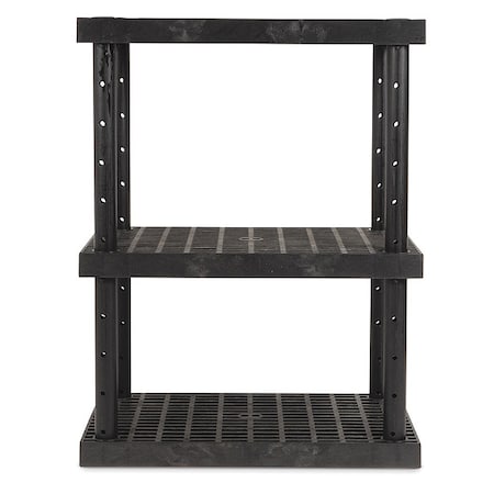 SPC Industrial AS3624X3 Dura-Shelf Adjustable Grid Top, 24 in D, 36 in W, 48 in H, 3 Shelves