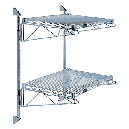 Quantum Storage Systems WC34-CB2460GY Wire Cantilever, 24 in Overall Depth
