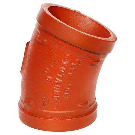 Gruvlok 0390015469 DuctileIron, 221/2Elbow, 5