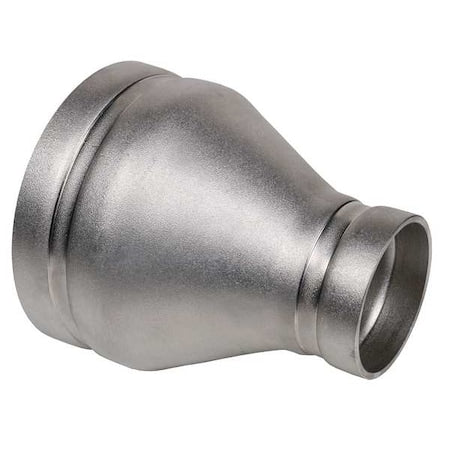 Gruvlok 1330008690 Concentric Reducer Coupling, 4 x 2 1/2 in, Grooved, 304 Stainless Steel