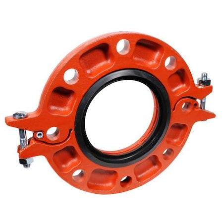 Gruvlok 0390210045 Flange, Ductile Iron, Grooved, 3 1/2 in