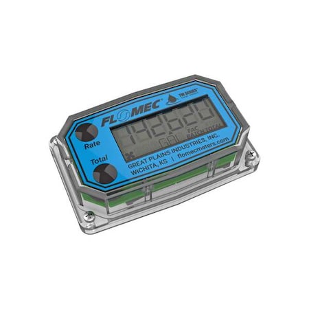 Flomec G2X20XQ9GMA Electronic Flowmeter, Turbine, 3.4