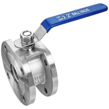USA Industrials ZUSA-VLV-175 Manual 2-Way Ball Valve, Flange, 316 SS