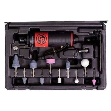 Chicago Pneumatic CP7411K Die Grinder Kit, 1/4 in NPT Female Air Inlet, Heavy Duty