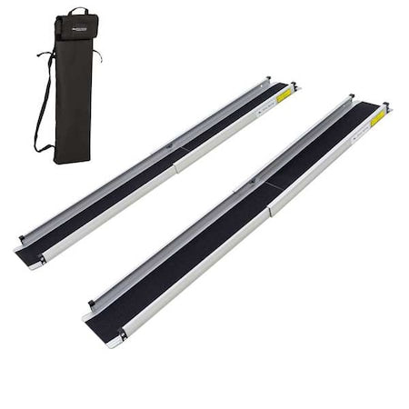 Silver Spring TWR-V2-3-5-Kit Wheelchair Track Ramp w/Bag, 600 lb Cap.