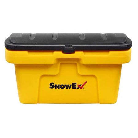 Snowex 74045 Plastic Lid Container, Yellow