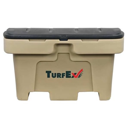 Turfex 74057 Storage Container, Polyethylene, Brown, 27 3/4 in H, 33.25 in W