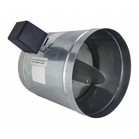 D-10-PO IO HVAC Controls Round 10 Inch Fresh Air Damper 24V
