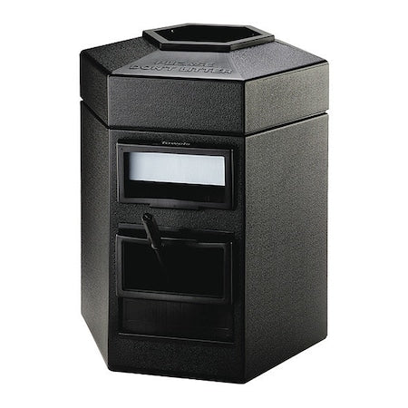 Commercial Zone Products 755201 Cayman 1 Waste/WSC Center, Black