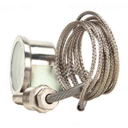 Stero P65-1135 Temp Gauge, Braided, 20 deg.-220 deg. F