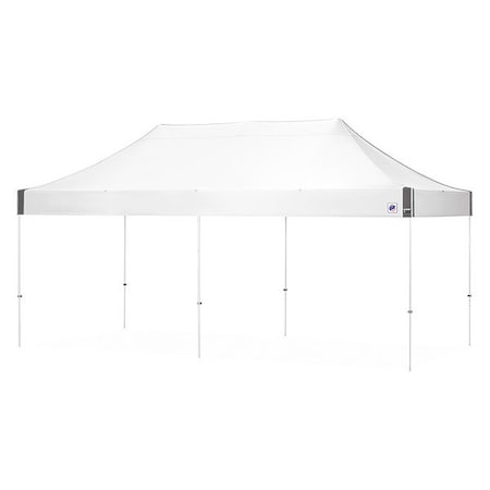 E-Z UP EC3STL20KFWHTWH Eclipse Steel Shelter, 10x20 Ft., White Fr