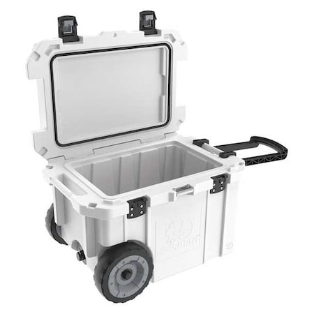 Pelican 45QW WH Marine Chest Cooler, With Wheels, 45.0 qt.