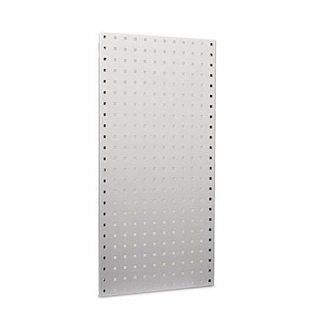 Triton Products LB18-W 18 In. W x 36 In. H White Epoxy 18-Gauge Steel Square Hole Pegboards Mounting Hardware