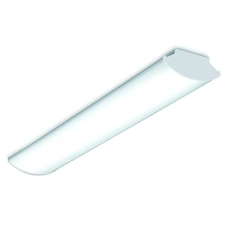 Columbia Lighting RLW4-35ML-FAW-EDU LED Wraparound Fixture, 4 ft L, 4872 lm