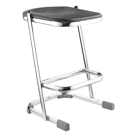National Public Seating 6624 Square Stool, Height Range 24