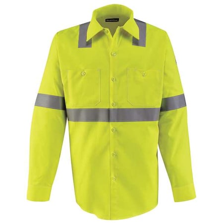 Bulwark SMW4HV RG XXL Men's Flame-Resistant Collared Shirt, 9 cal/sq cm, 2XL, CoolTouch 2