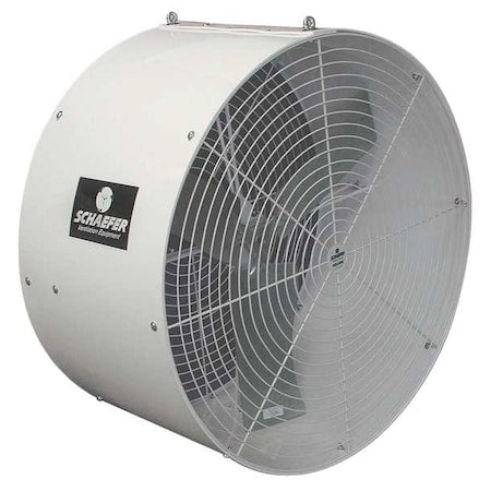 Schaefer VKC36-3 Standard Duty Industrial Fan, Ceiling Mount, 36 in Blade Dia, 230/460V, 11,690 cfm, Non-Oscillating