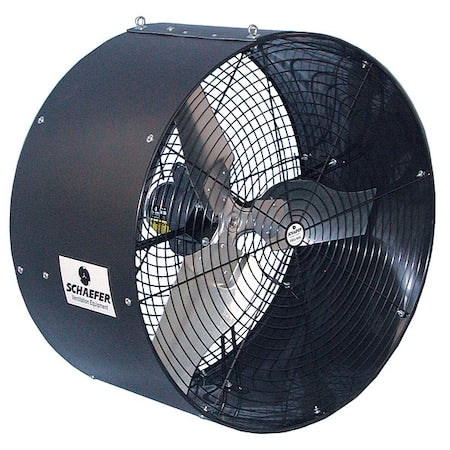Schaefer GVKC36 Standard Duty Industrial Fan, Ceiling Mount, 36 in Blade Dia, 115/230V, 11,690 cfm, Non-Oscillating