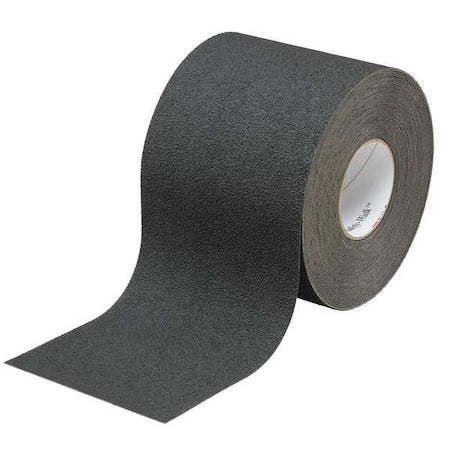 3M 310-6X60 Anti-Slip Tape Synthetic Rubber/Plastic Film Proprietary Grit Size, Black, 6