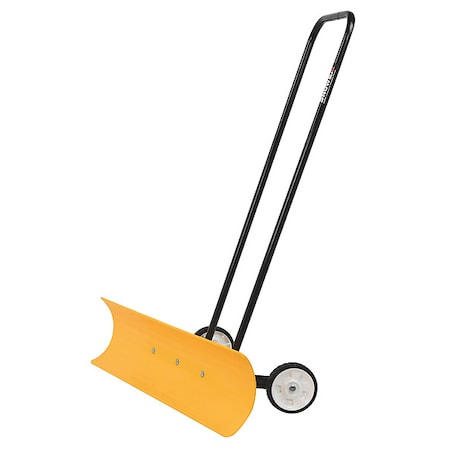 Sweepex SP-36WL Snow Pusher, 36 in W x Plastic Blade, 46 in L Fiberglass Handle