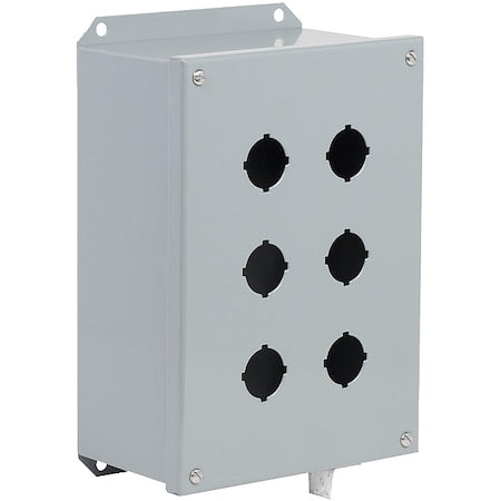Schneider Electric 9001KYAF6 Electrical Enclosures, 12.70 in H, 32.26 in D, 5 in W, 13, 3, Steel