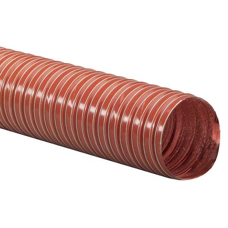 Flexaust CO 2650100012 Ducting Hose, 12 ft L, Red